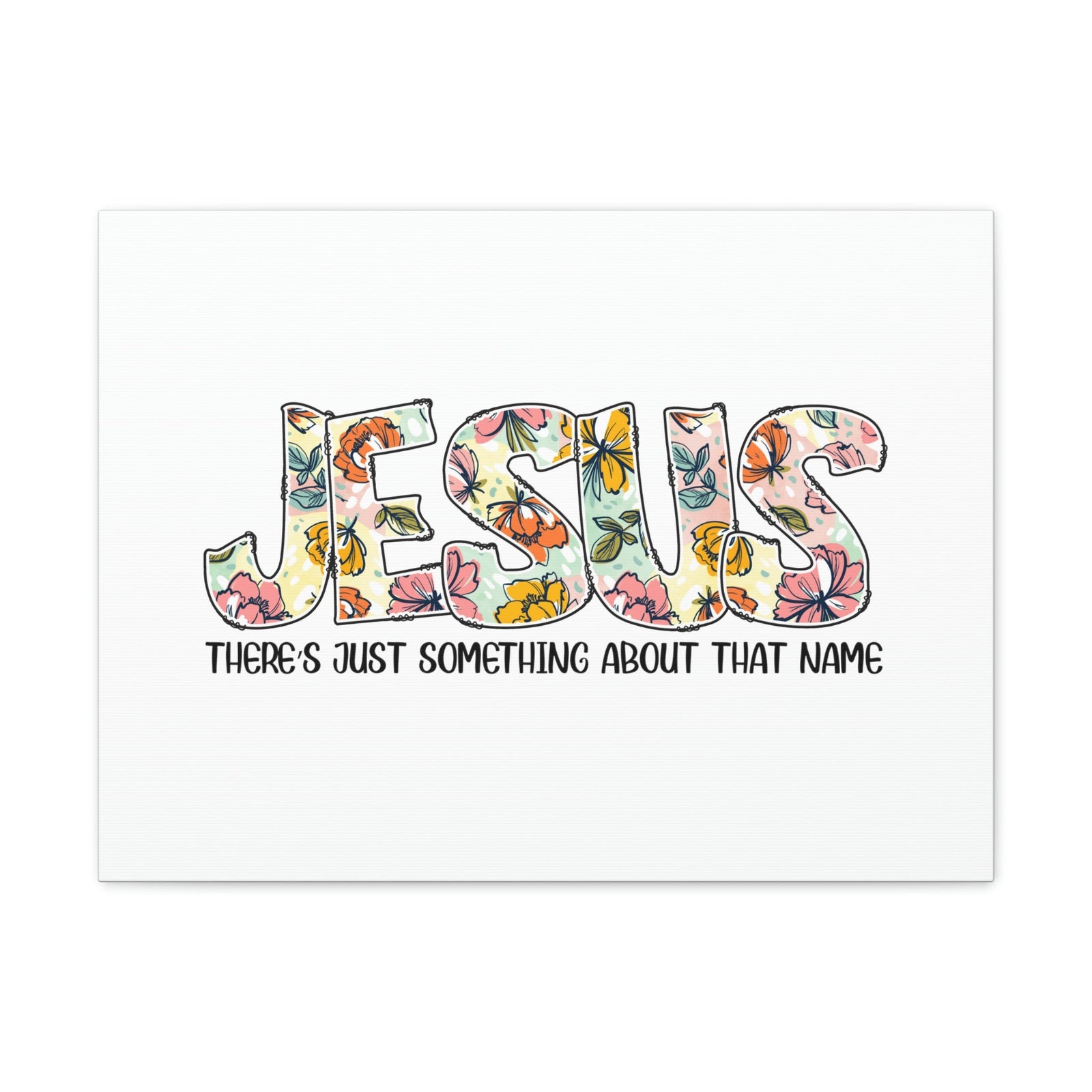 Scripture Walls Jesus There's Just Something Hebrews 12:2 Flowers Christian Wall Art Bible Verse Print Ready to Hang Unframed-Express Your Love Gifts