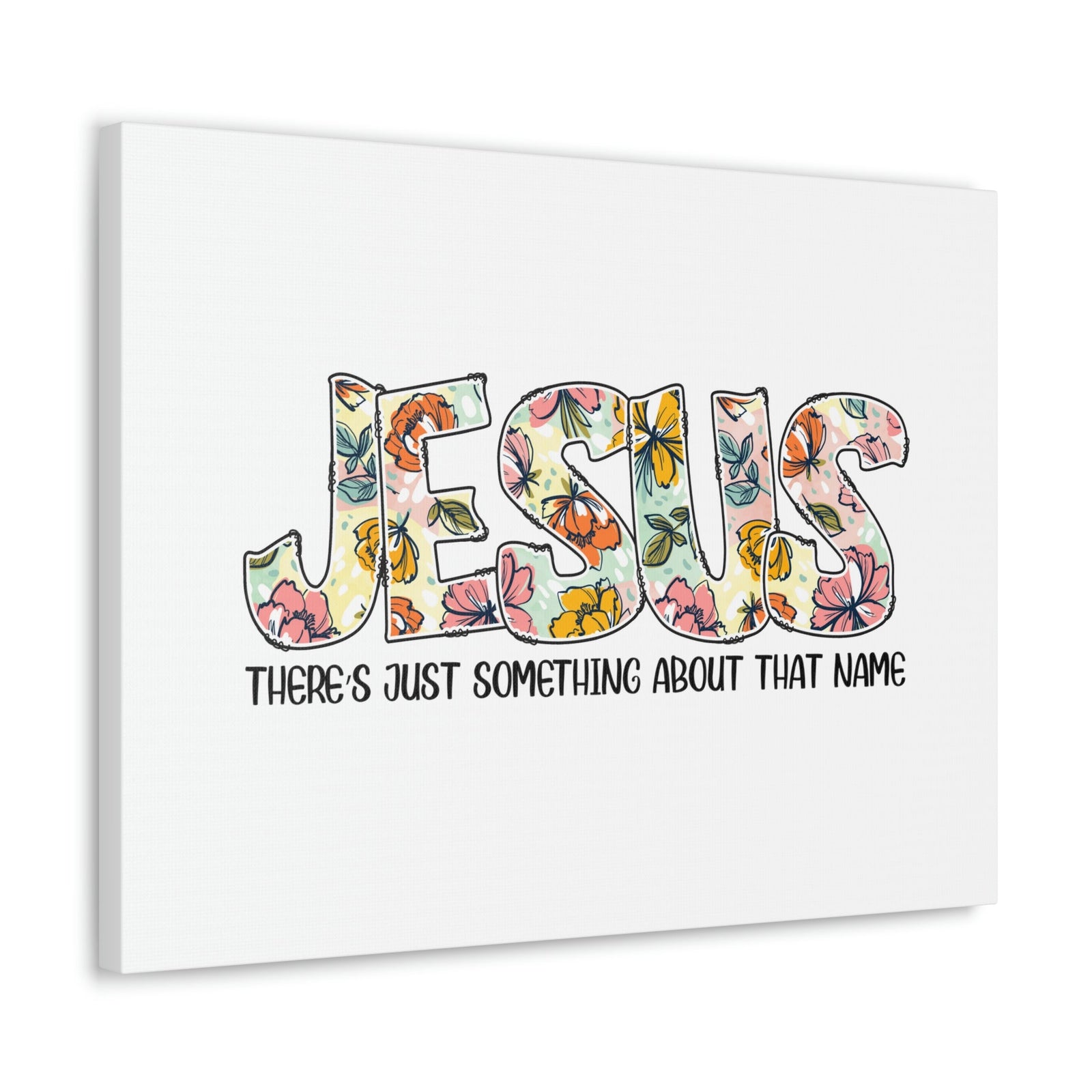 Scripture Walls Jesus There's Just Something Hebrews 12:2 Flowers Christian Wall Art Bible Verse Print Ready to Hang Unframed-Express Your Love Gifts