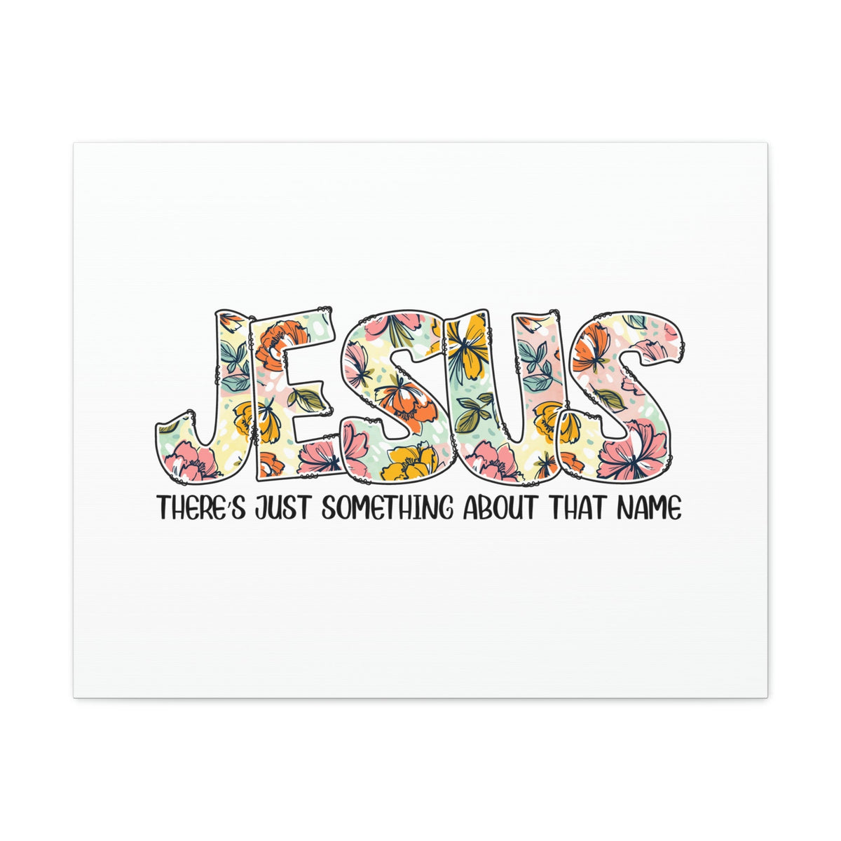 Scripture Walls Jesus There's Just Something Hebrews 12:2 Flowers Christian Wall Art Bible Verse Print Ready to Hang Unframed-Express Your Love Gifts