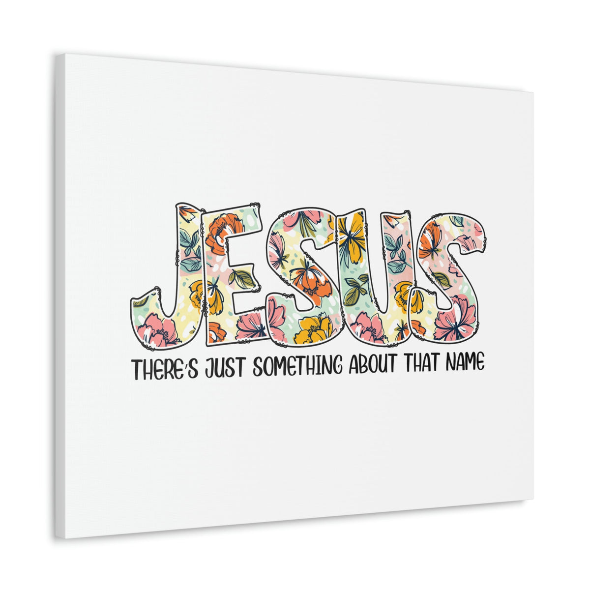 Scripture Walls Jesus There's Just Something Hebrews 12:2 Flowers Christian Wall Art Bible Verse Print Ready to Hang Unframed-Express Your Love Gifts