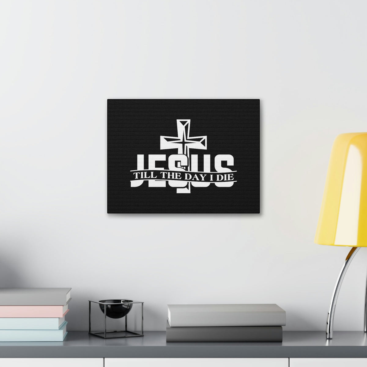 Scripture Walls Jesus Till The Day I Die 2 Corinthians 5:8 Christian Wall Art Bible Verse Print Ready to Hang Unframed-Express Your Love Gifts