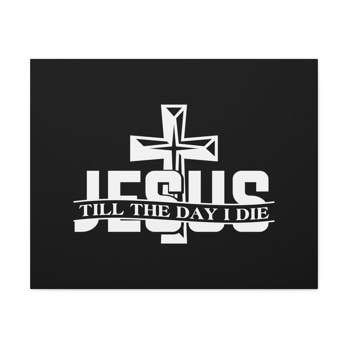 Scripture Walls Jesus Till The Day I Die 2 Corinthians 5:8 Christian Wall Art Bible Verse Print Ready to Hang Unframed-Express Your Love Gifts