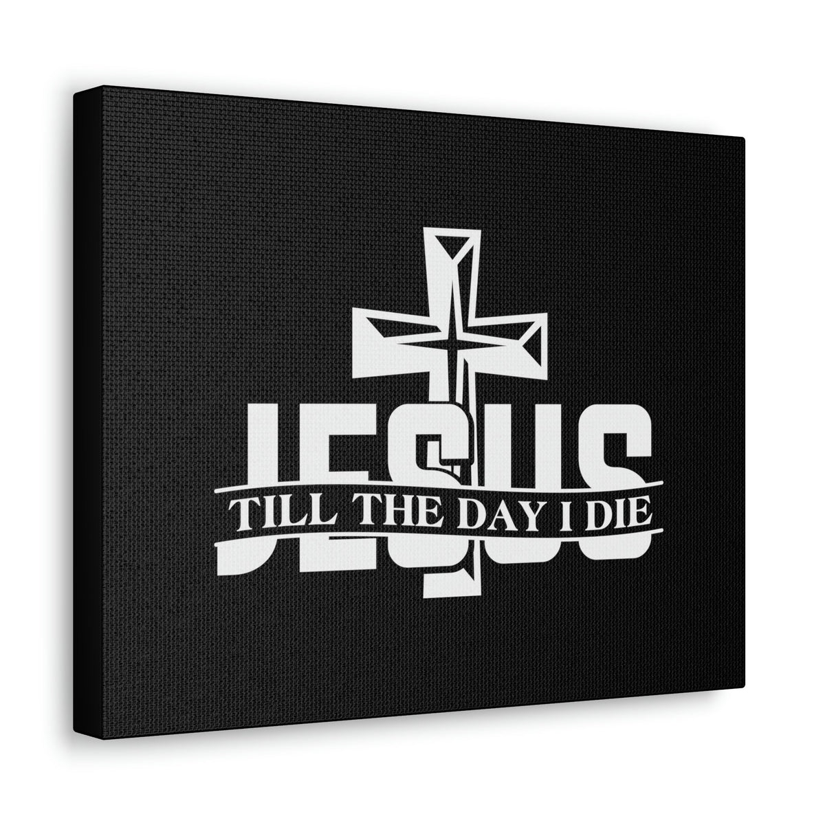 Scripture Walls Jesus Till The Day I Die 2 Corinthians 5:8 Christian Wall Art Bible Verse Print Ready to Hang Unframed-Express Your Love Gifts