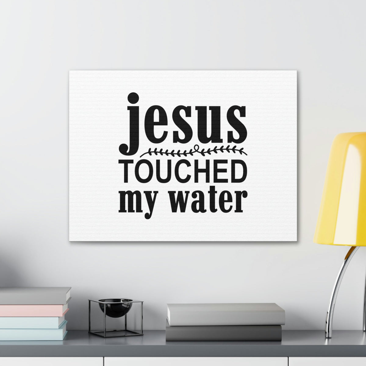 Scripture Walls Jesus Touched My Water Ephesians 5:2 Christian Wall Art Bible Verse Print Ready to Hang Unframed-Express Your Love Gifts