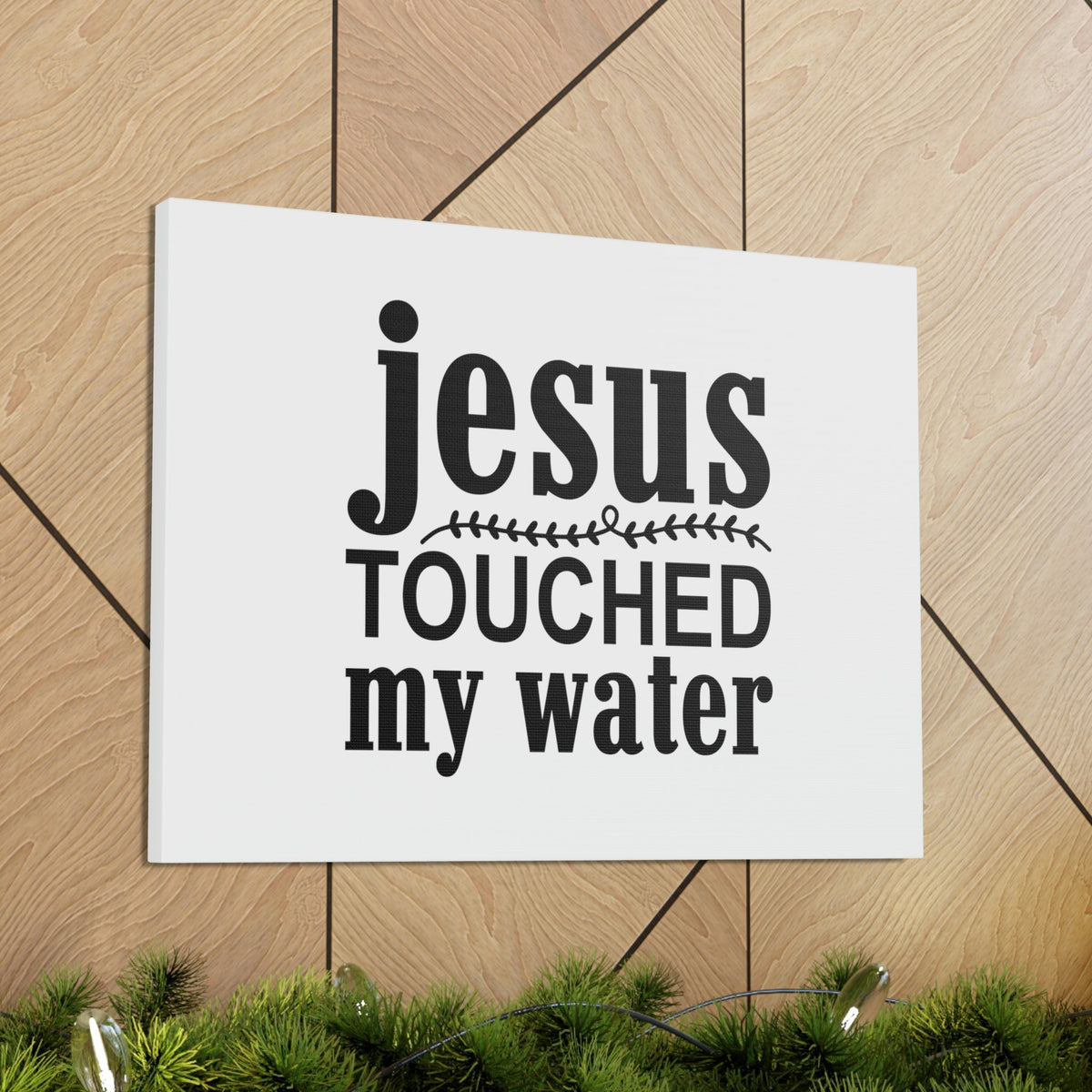 Scripture Walls Jesus Touched My Water Ephesians 5:2 Christian Wall Art Bible Verse Print Ready to Hang Unframed-Express Your Love Gifts