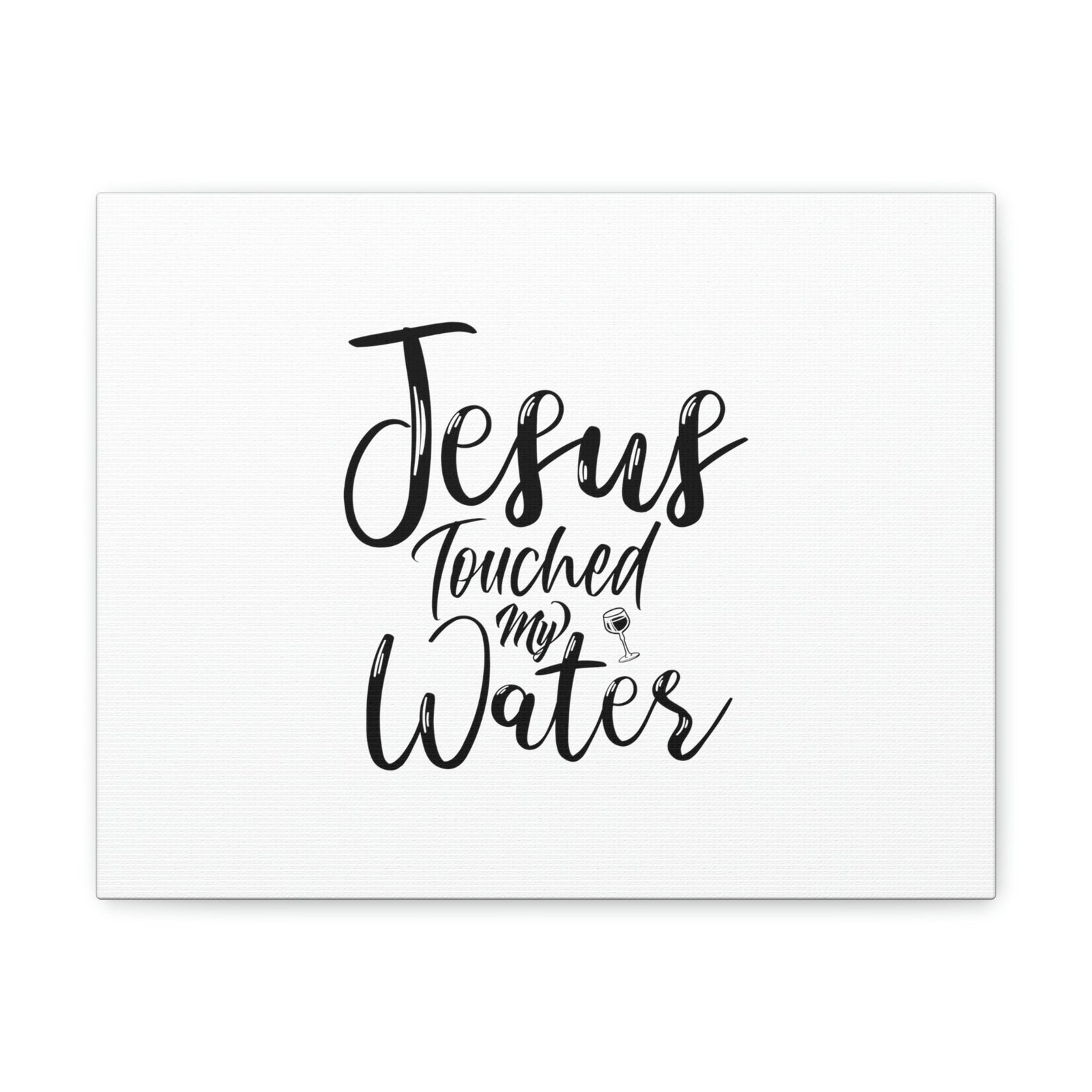 Scripture Walls Jesus Touched My Water Isaiah 6:7 Christian Wall Art Bible Verse Print Ready to Hang Unframed-Express Your Love Gifts