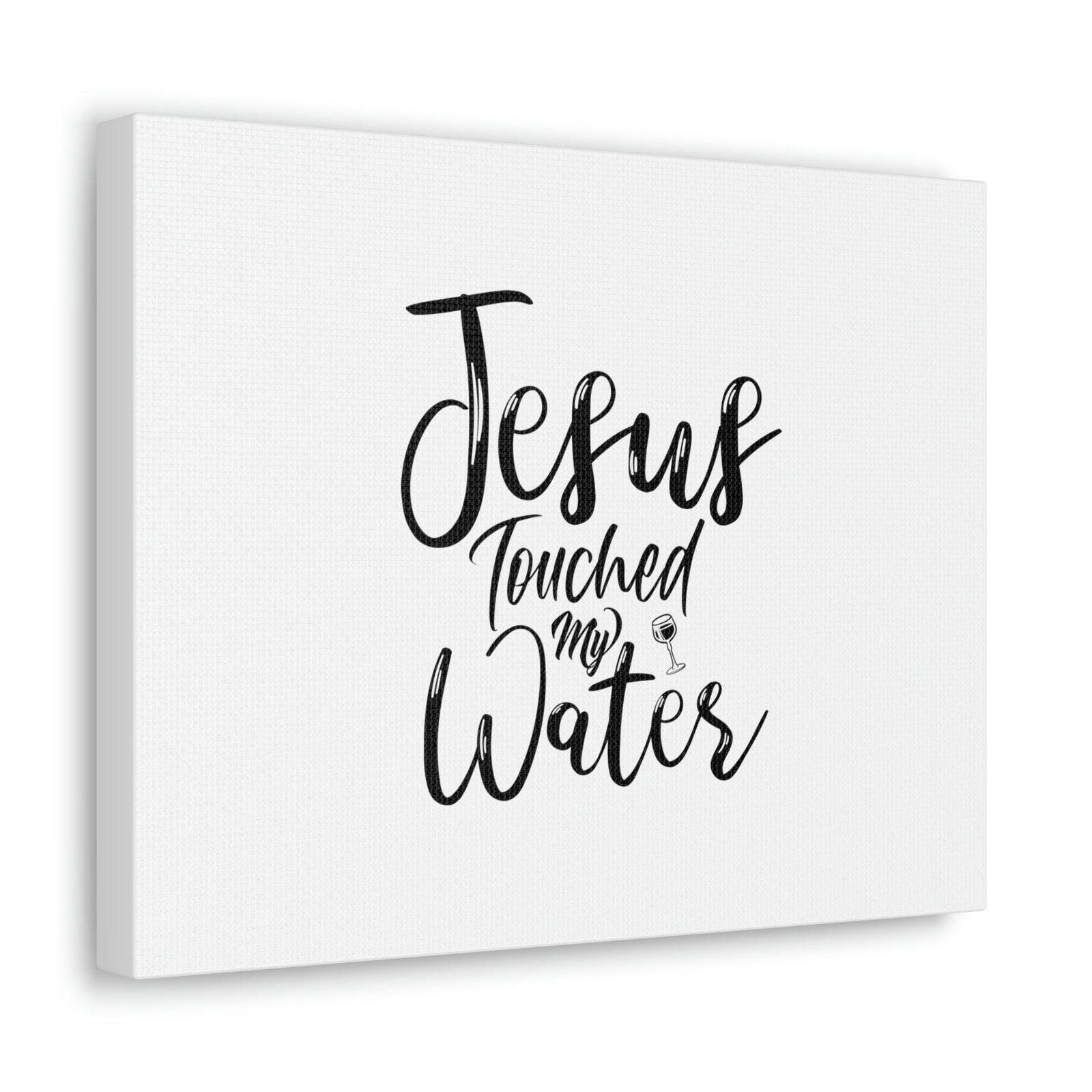 Scripture Walls Jesus Touched My Water Isaiah 6:7 Christian Wall Art Bible Verse Print Ready to Hang Unframed-Express Your Love Gifts