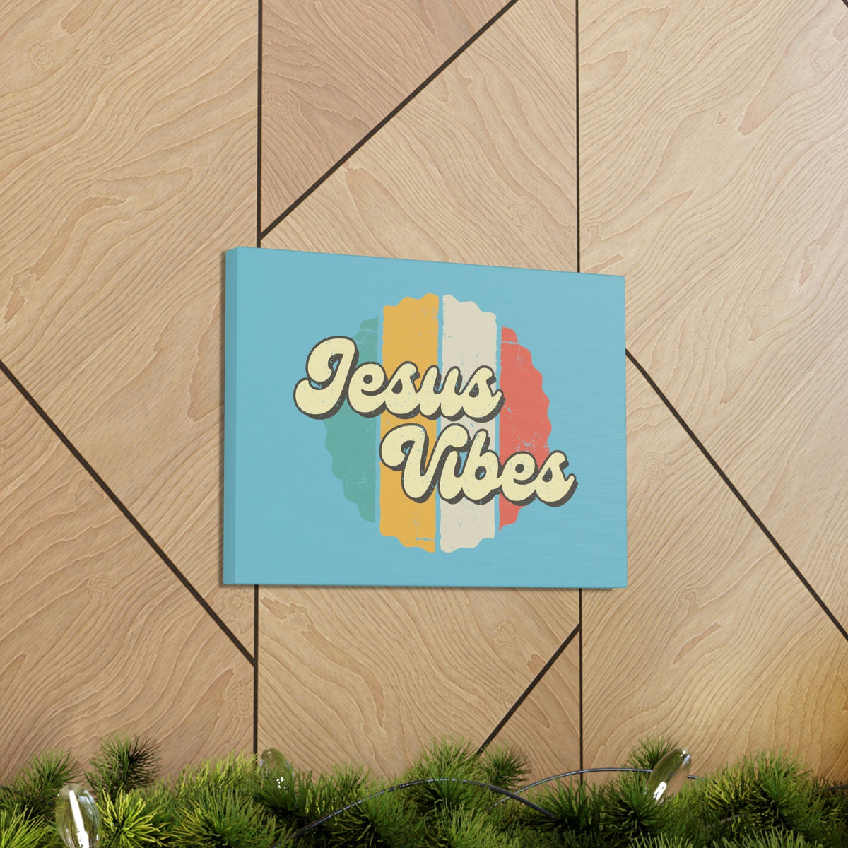 Scripture Walls Jesus Vibes John 1:14 Old Theme Christian Wall Art Bible Verse Print Ready to Hang Unframed-Express Your Love Gifts