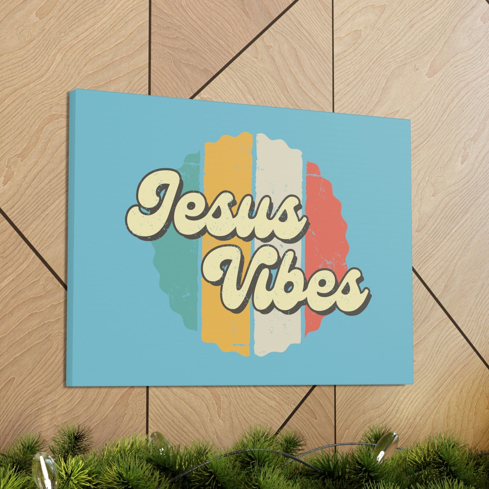 Scripture Walls Jesus Vibes John 1:14 Old Theme Christian Wall Art Bible Verse Print Ready to Hang Unframed-Express Your Love Gifts