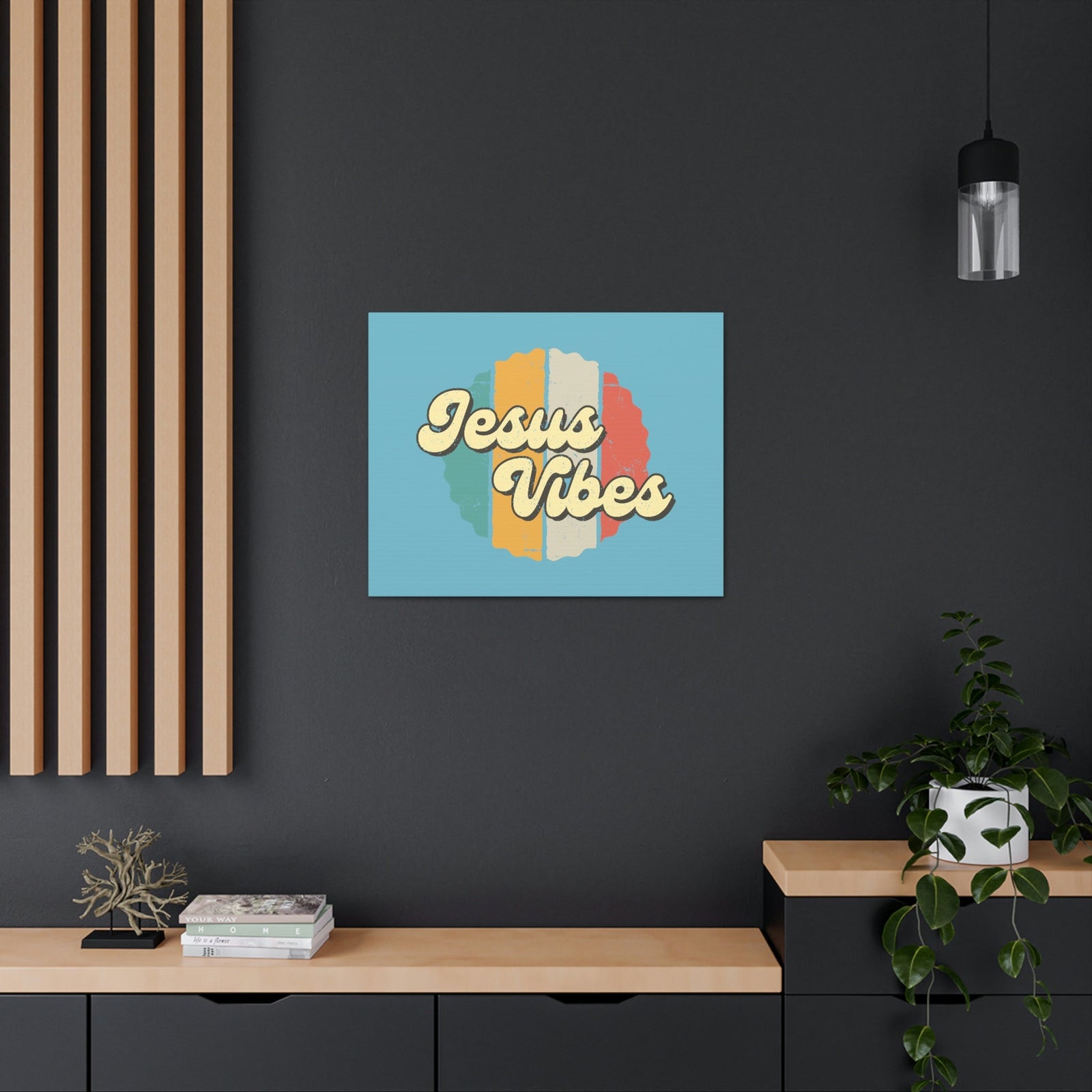 Scripture Walls Jesus Vibes John 1:14 Old Theme Christian Wall Art Bible Verse Print Ready to Hang Unframed-Express Your Love Gifts
