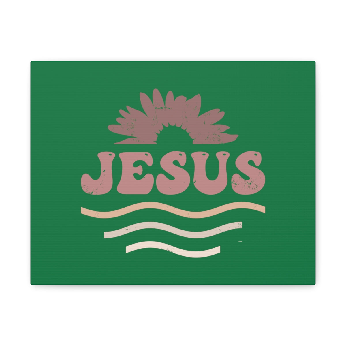 Scripture Walls Jesus Waves Romans 6:23 Christian Wall Art Bible Verse Print Ready to Hang Unframed-Express Your Love Gifts