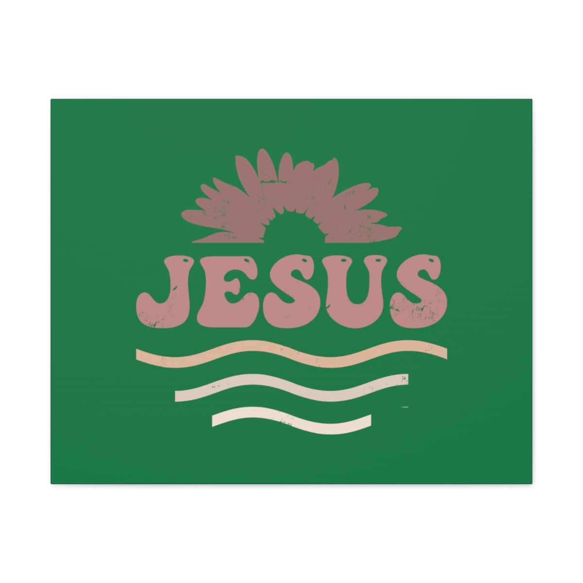 Scripture Walls Jesus Waves Romans 6:23 Christian Wall Art Bible Verse Print Ready to Hang Unframed-Express Your Love Gifts