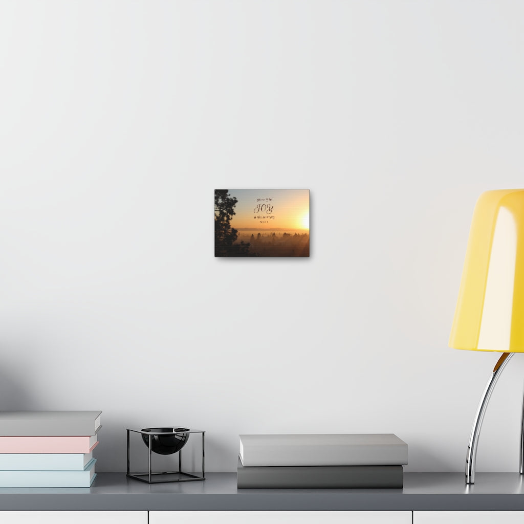 Scripture Walls Joy In The Morning Psalm 91:1 Bible Verse Canvas Christian Wall Art Ready to Hang Unframed-Express Your Love Gifts