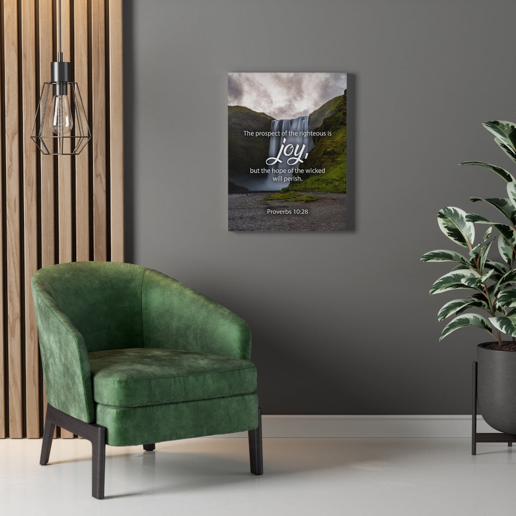 Scripture Walls Joy Proverbs 10:28 Christian Home Decor Bible Art Unframed-Express Your Love Gifts