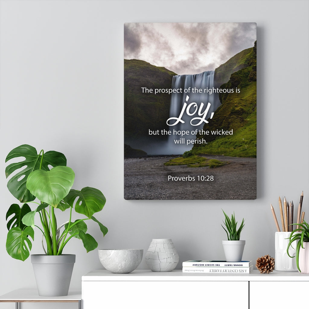 Scripture Walls Joy Proverbs 10:28 Christian Home Decor Bible Art Unframed-Express Your Love Gifts