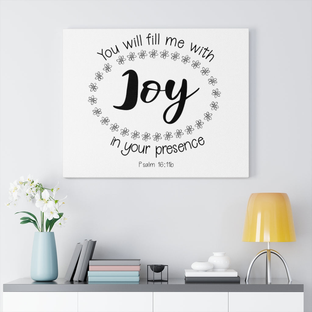 Scripture Walls Joy Psalm 18:116 Bible Verse Canvas Christian Wall Art Ready to Hang Unframed-Express Your Love Gifts