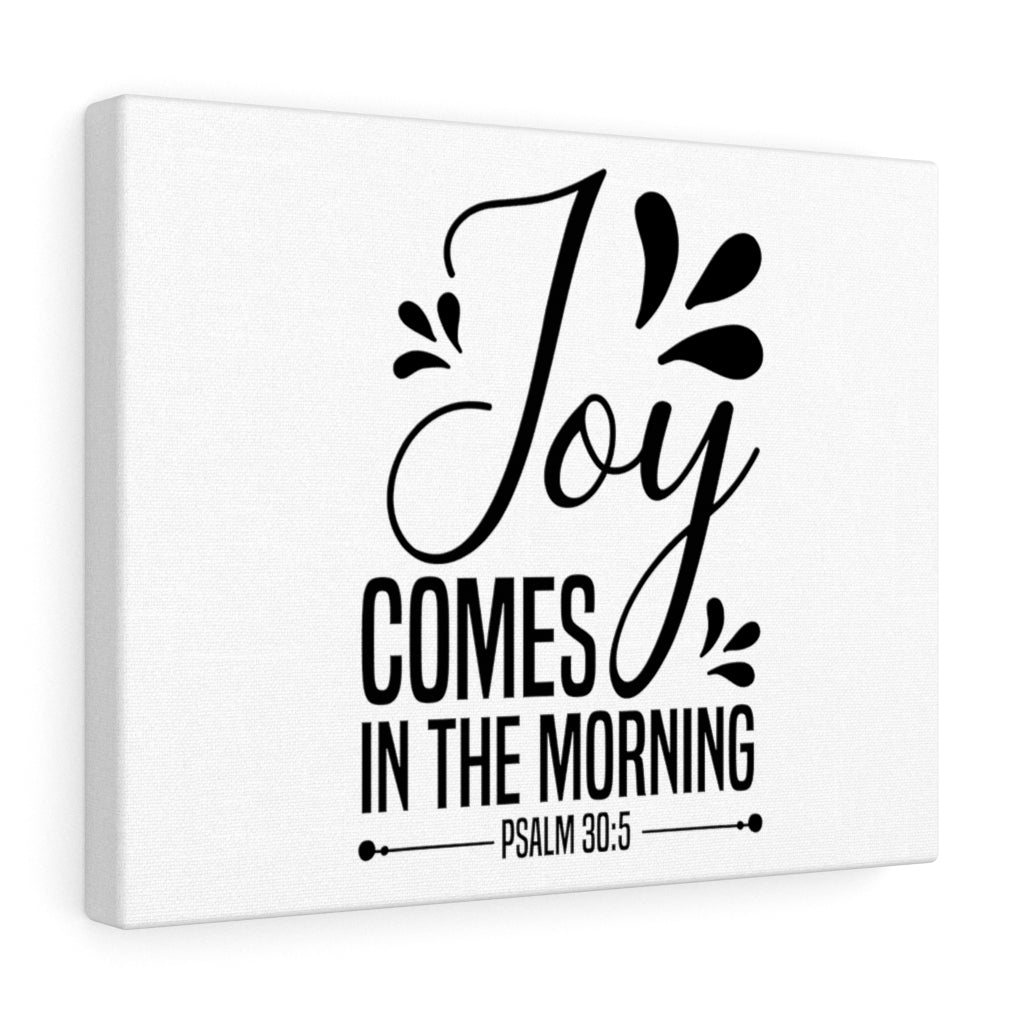 Scripture Walls Joy Psalm 30:5 Bible Verse Canvas Christian Wall Art Ready to Hang Unframed-Express Your Love Gifts