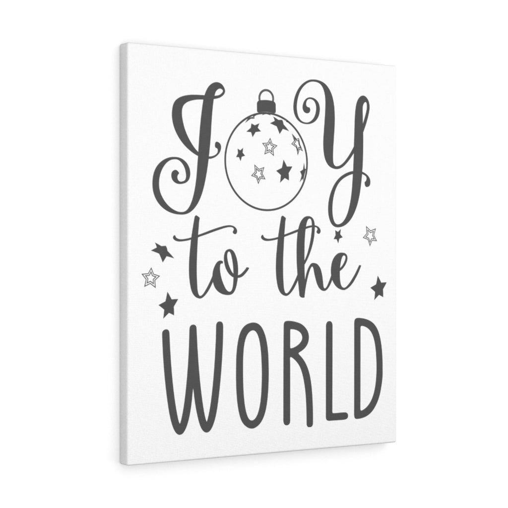 Scripture Walls Joy To The World Bible Verse Canvas Christian Wall Art Ready to Hang Unframed-Express Your Love Gifts