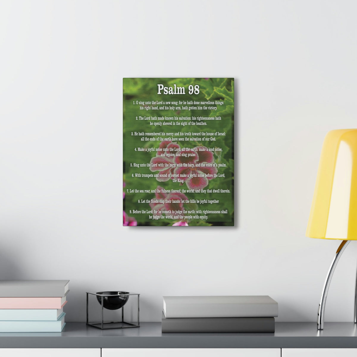 Scripture Walls Joyful Noise Of Salvation Psalm 98:4 Christian Wall Art Print Ready to Hang Unframed-Express Your Love Gifts