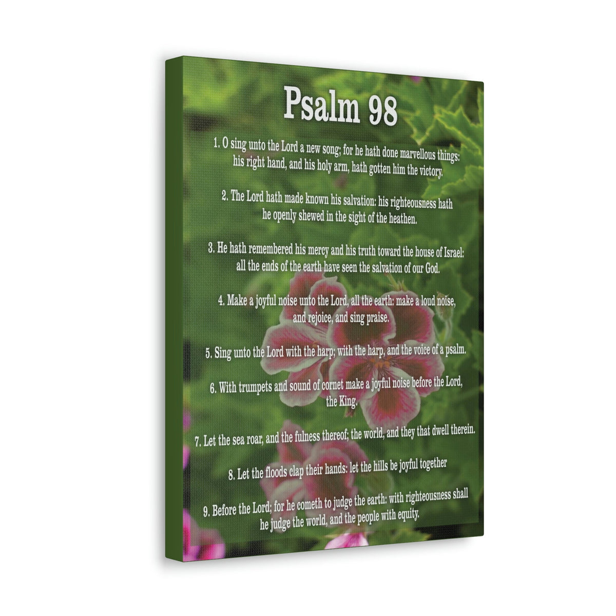 Scripture Walls Joyful Noise Of Salvation Psalm 98:4 Christian Wall Art Print Ready to Hang Unframed-Express Your Love Gifts