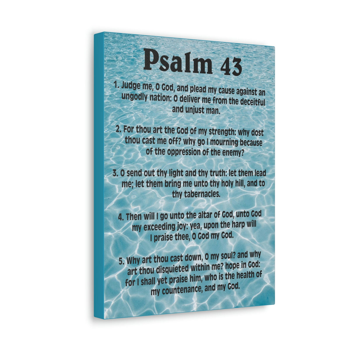 Scripture Walls Judge Me Psalm 43:5 Christian Wall Art Bible Verse Print Ready to Hang Unframed-Express Your Love Gifts