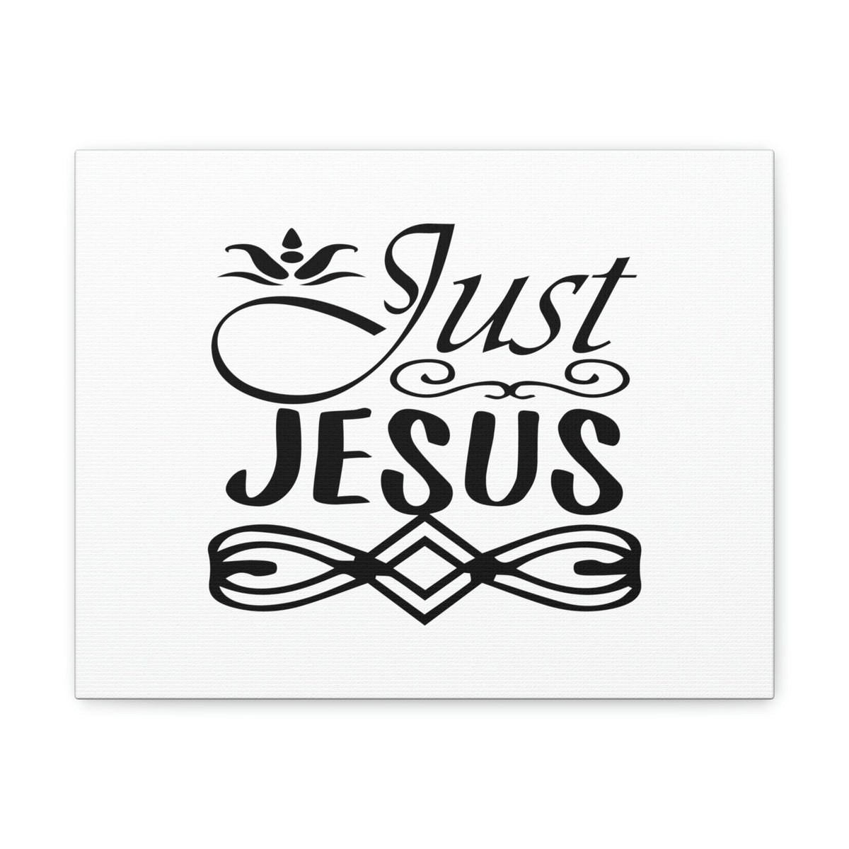 Scripture Walls Just Jesus 1 Timothy 2:5 Ornamental Christian Wall Art Bible Verse Print Ready to Hang Unframed-Express Your Love Gifts