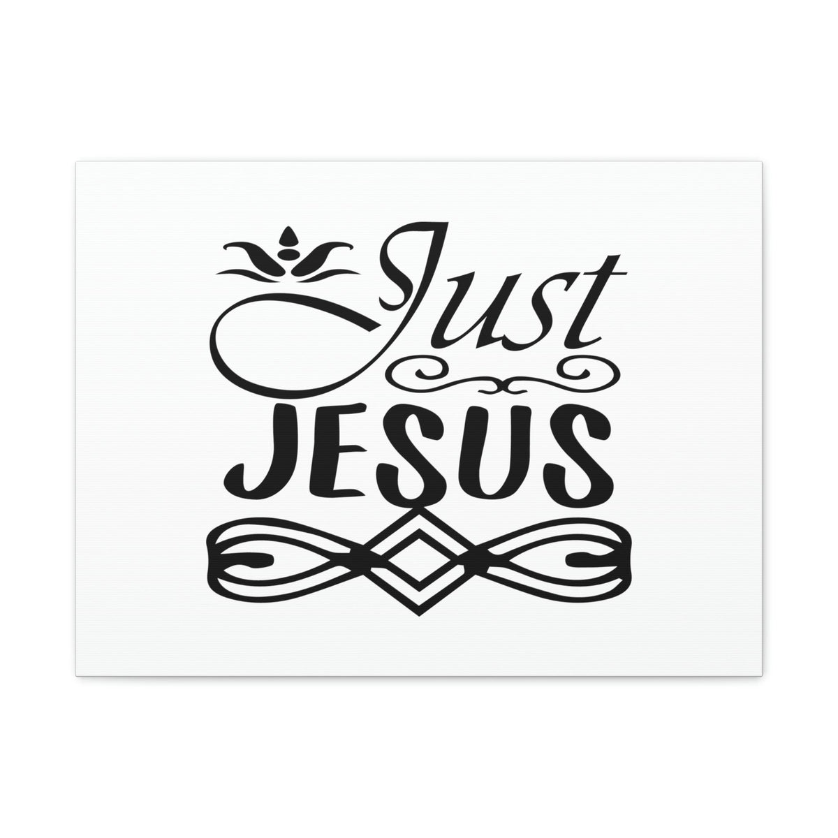 Scripture Walls Just Jesus 1 Timothy 2:5 Ornamental Christian Wall Art Bible Verse Print Ready to Hang Unframed-Express Your Love Gifts