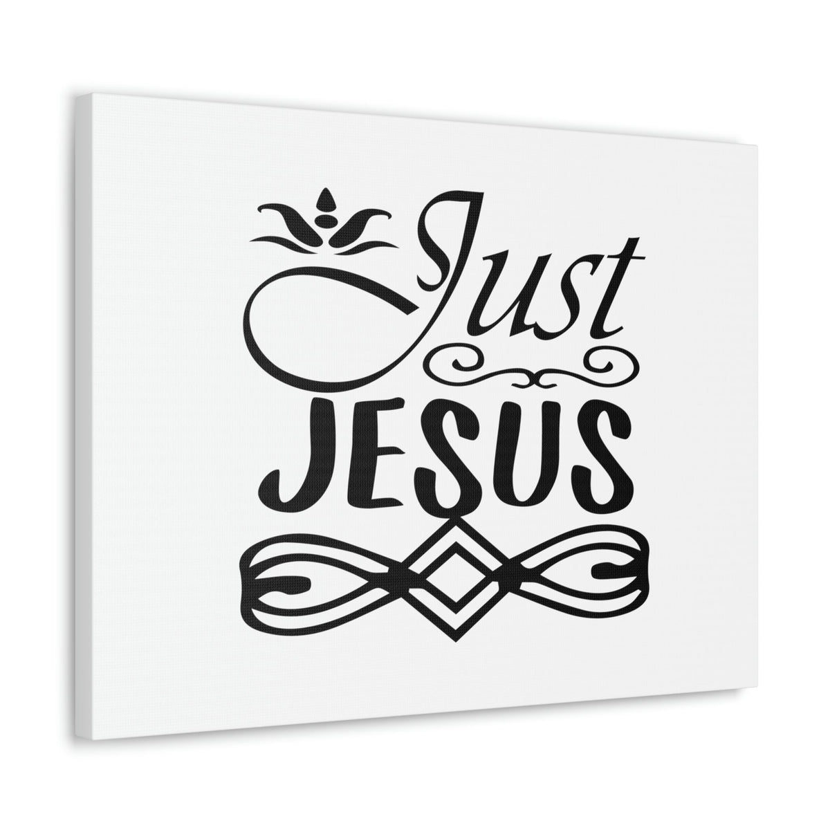 Scripture Walls Just Jesus 1 Timothy 2:5 Ornamental Christian Wall Art Bible Verse Print Ready to Hang Unframed-Express Your Love Gifts