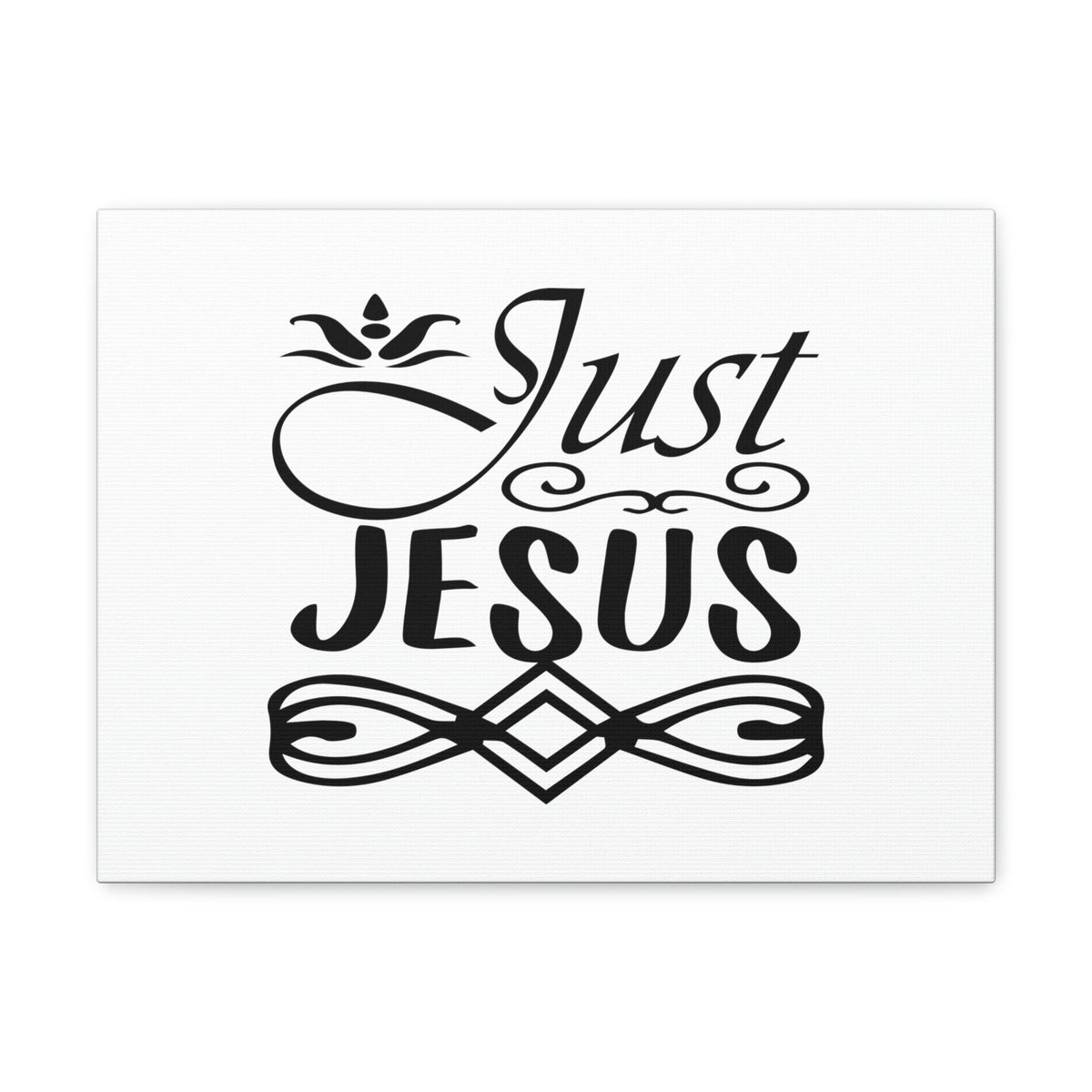 Scripture Walls Just Jesus 1 Timothy 2:5 Ornamental Christian Wall Art Bible Verse Print Ready to Hang Unframed-Express Your Love Gifts