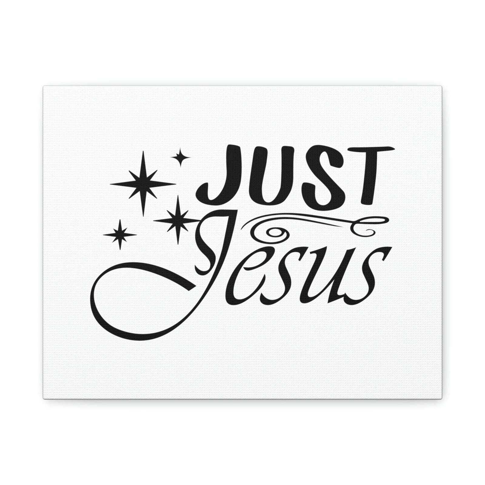 Scripture Walls Just Jesus 1 Timothy 2:5 Stars Christian Wall Art Bible Verse Print Ready to Hang Unframed-Express Your Love Gifts