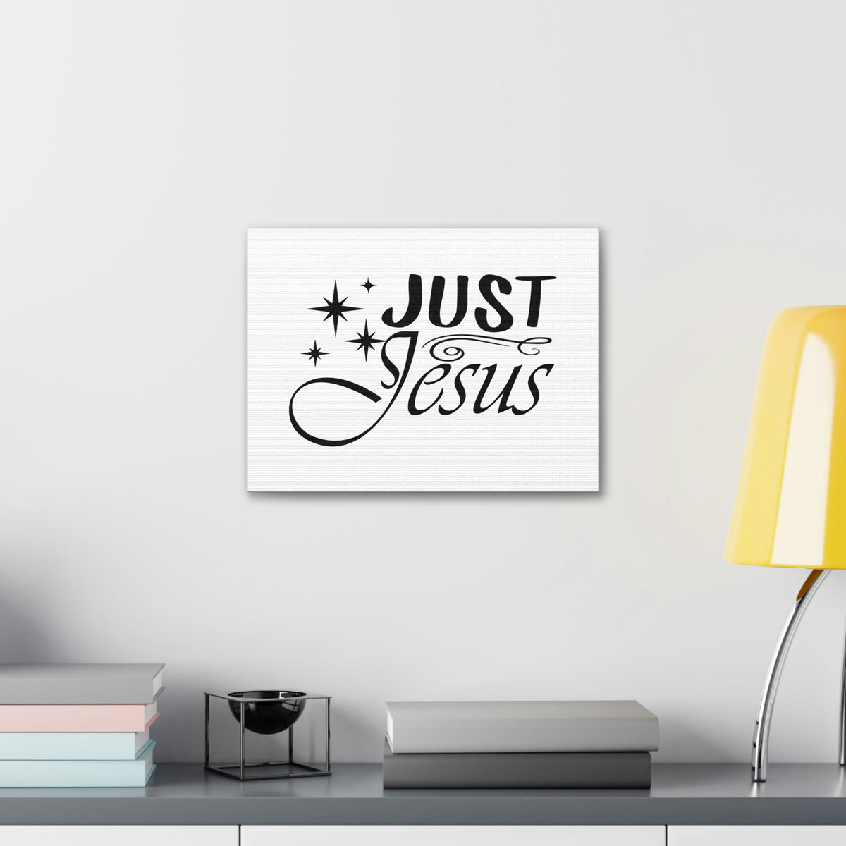 Scripture Walls Just Jesus 1 Timothy 2:5 Stars Christian Wall Art Bible Verse Print Ready to Hang Unframed-Express Your Love Gifts