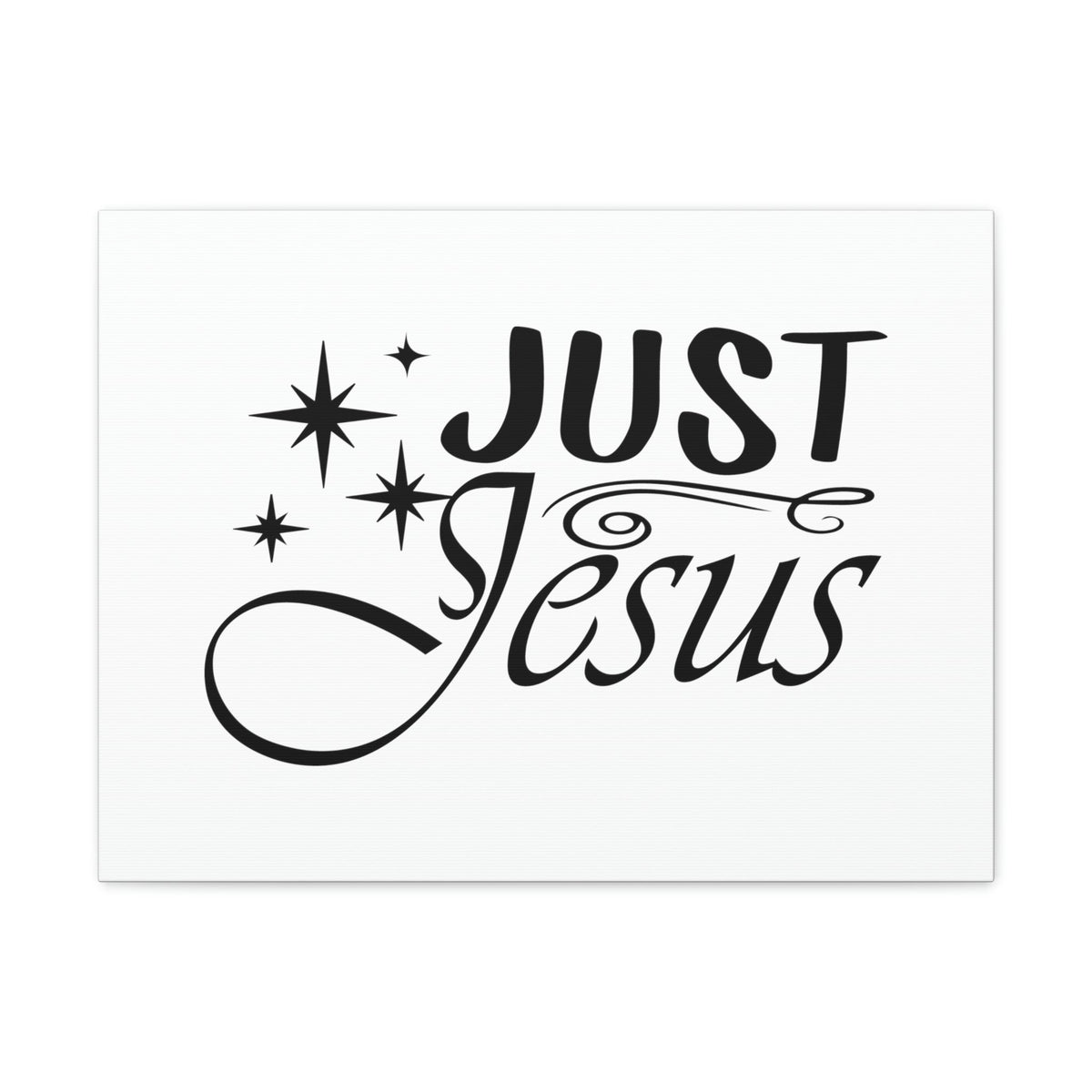 Scripture Walls Just Jesus 1 Timothy 2:5 Stars Christian Wall Art Bible Verse Print Ready to Hang Unframed-Express Your Love Gifts