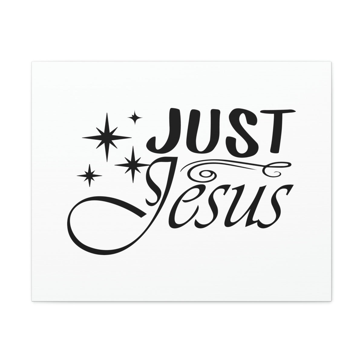 Scripture Walls Just Jesus 1 Timothy 2:5 Stars Christian Wall Art Bible Verse Print Ready to Hang Unframed-Express Your Love Gifts