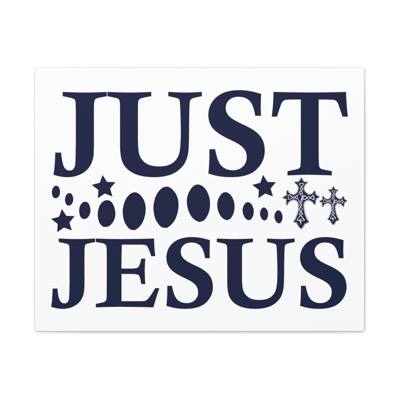 Scripture Walls Just Jesus Acts 4:12 Christian Wall Art Print Ready to Hang Unframed-Express Your Love Gifts