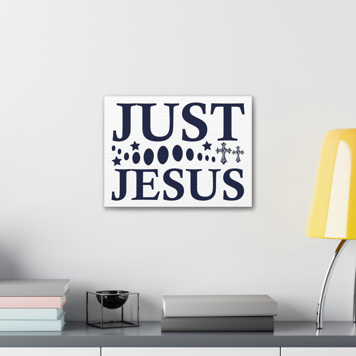Scripture Walls Just Jesus Acts 4:12 Christian Wall Art Print Ready to Hang Unframed-Express Your Love Gifts