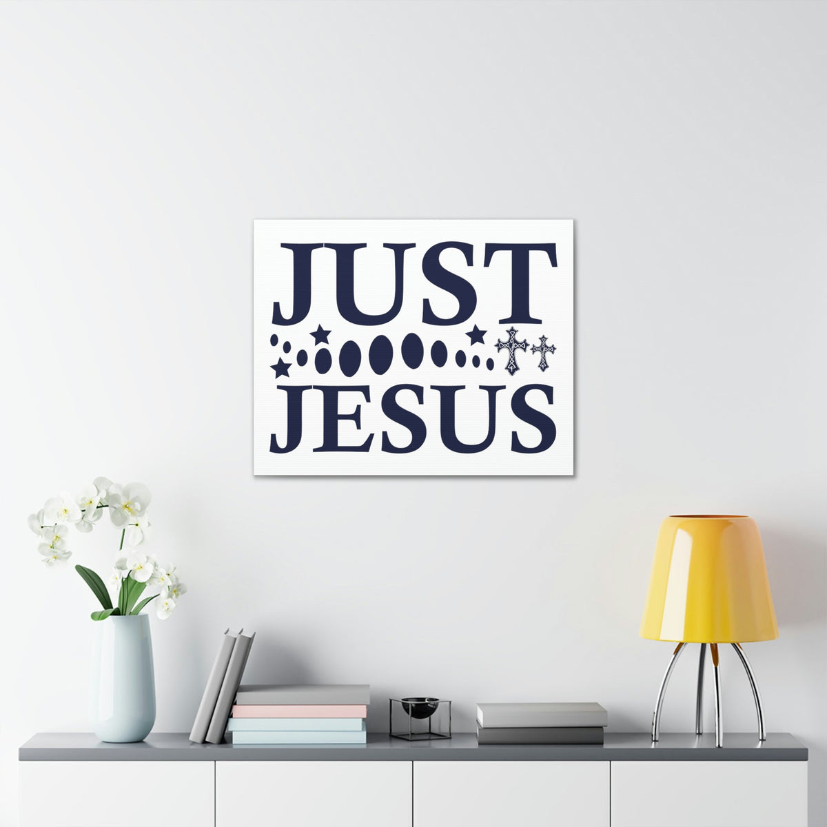 Scripture Walls Just Jesus Acts 4:12 Christian Wall Art Print Ready to Hang Unframed-Express Your Love Gifts