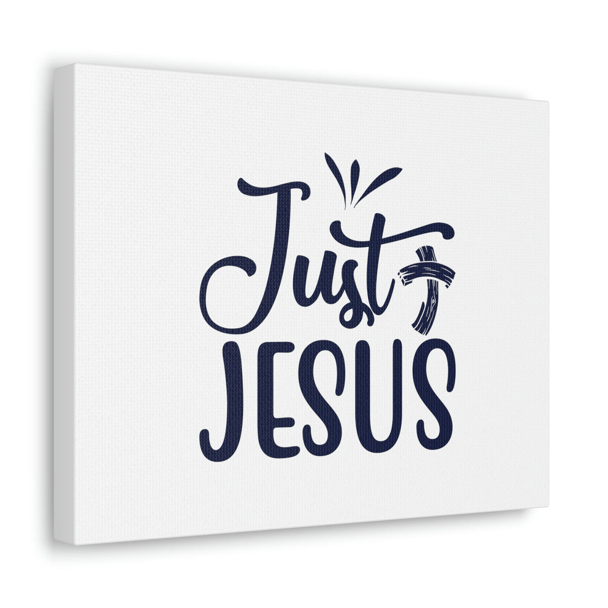 Scripture Walls Just Jesus John 14:6 Bended Cross Christian Wall Art Bible Verse Print Ready to Hang Unframed-Express Your Love Gifts