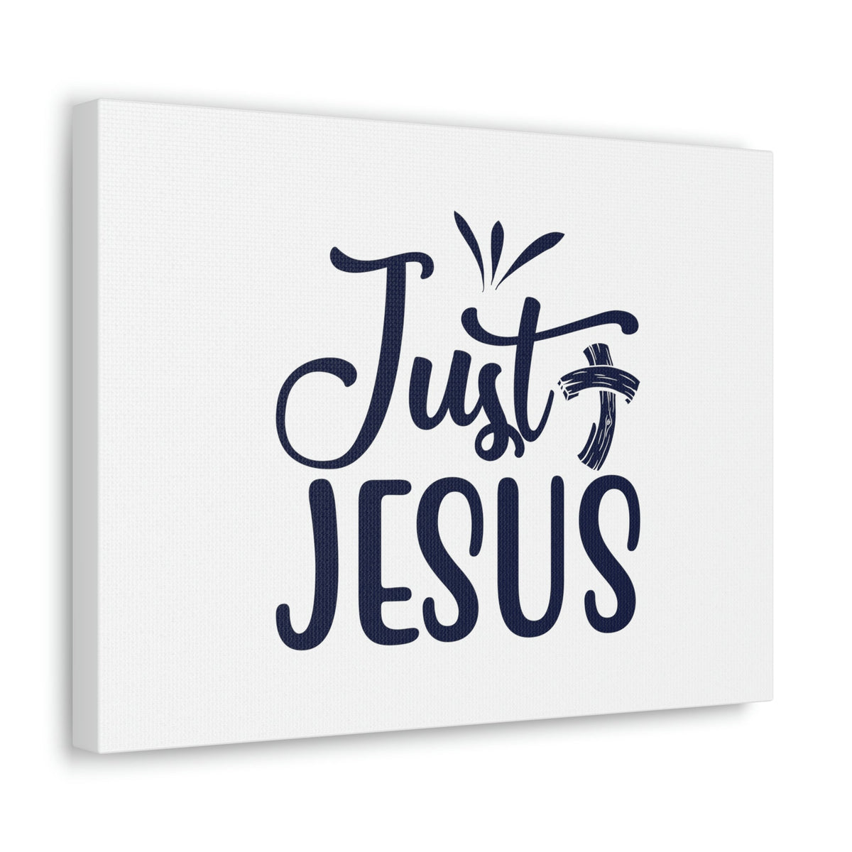 Scripture Walls Just Jesus John 14:6 Bended Cross Christian Wall Art Bible Verse Print Ready to Hang Unframed-Express Your Love Gifts