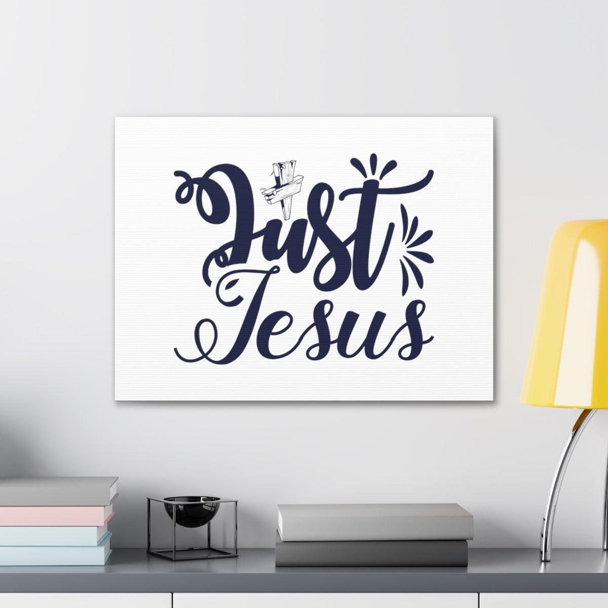 Scripture Walls Just Jesus John 14:6 Christian Wall Art Bible Verse Print Ready to Hang Unframed-Express Your Love Gifts