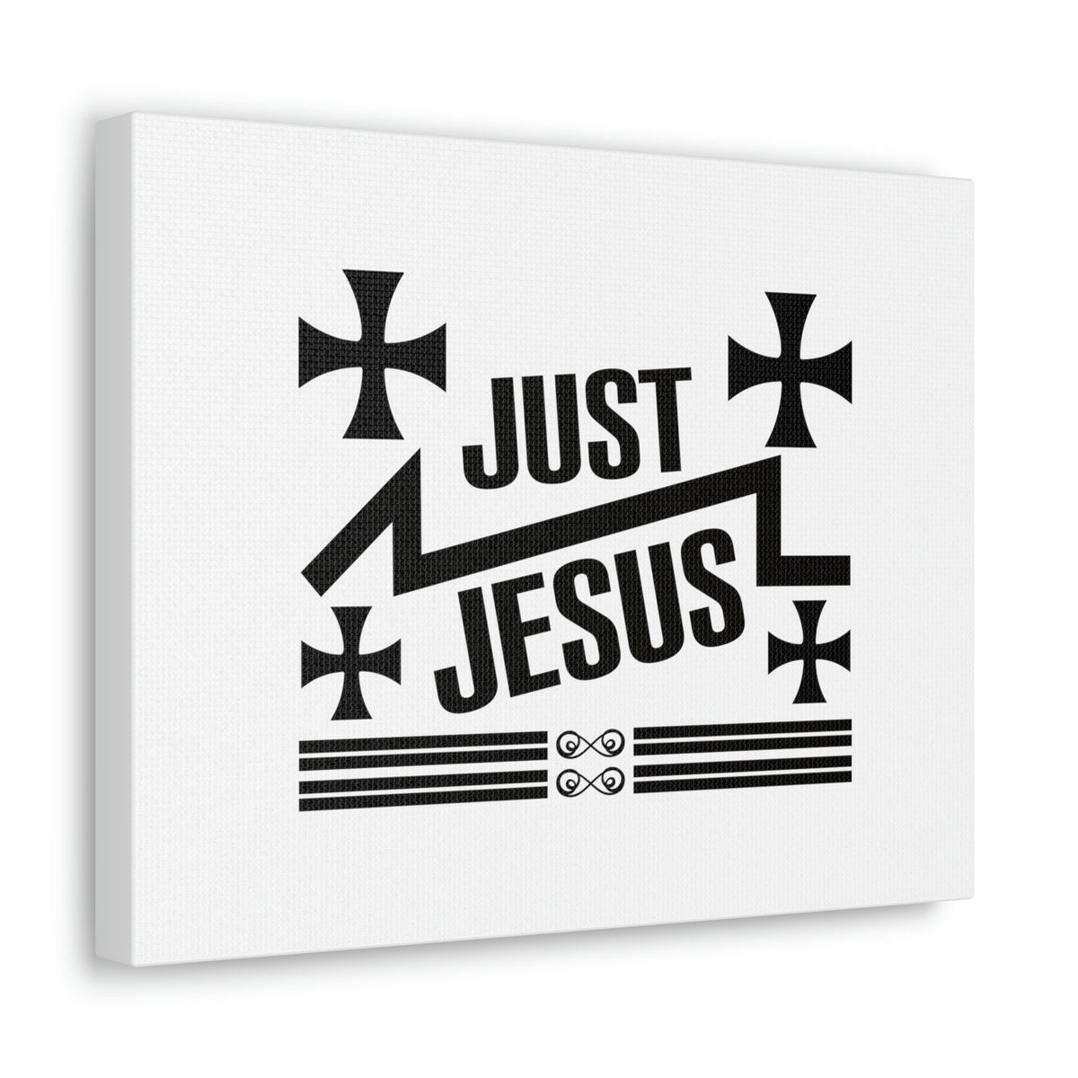 Scripture Walls Just Jesus John 14:6 Cross Christian Wall Art Bible Verse Print Ready to Hang Unframed-Express Your Love Gifts