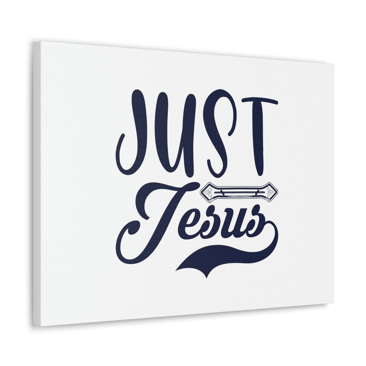 Scripture Walls Just Jesus John 14:6 Ornamental Bar Christian Wall Art Bible Verse Print Ready to Hang Unframed-Express Your Love Gifts