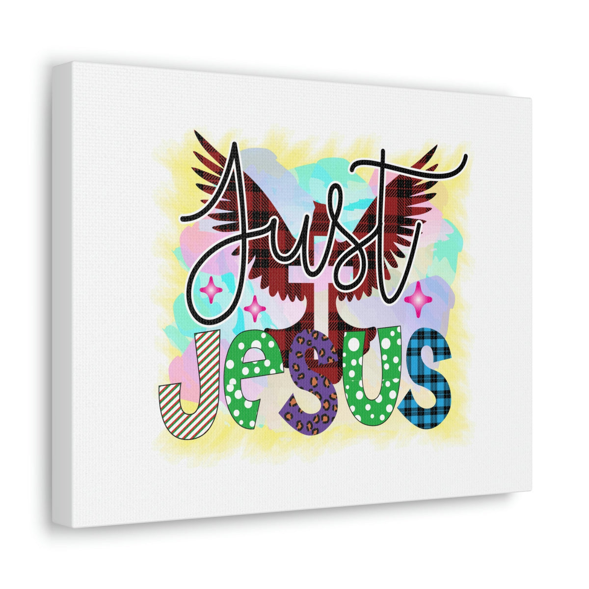 Scripture Walls Just Jesus John 3:16 Dove Cross Christian Wall Art Bible Verse Print Ready to Hang Unframed-Express Your Love Gifts