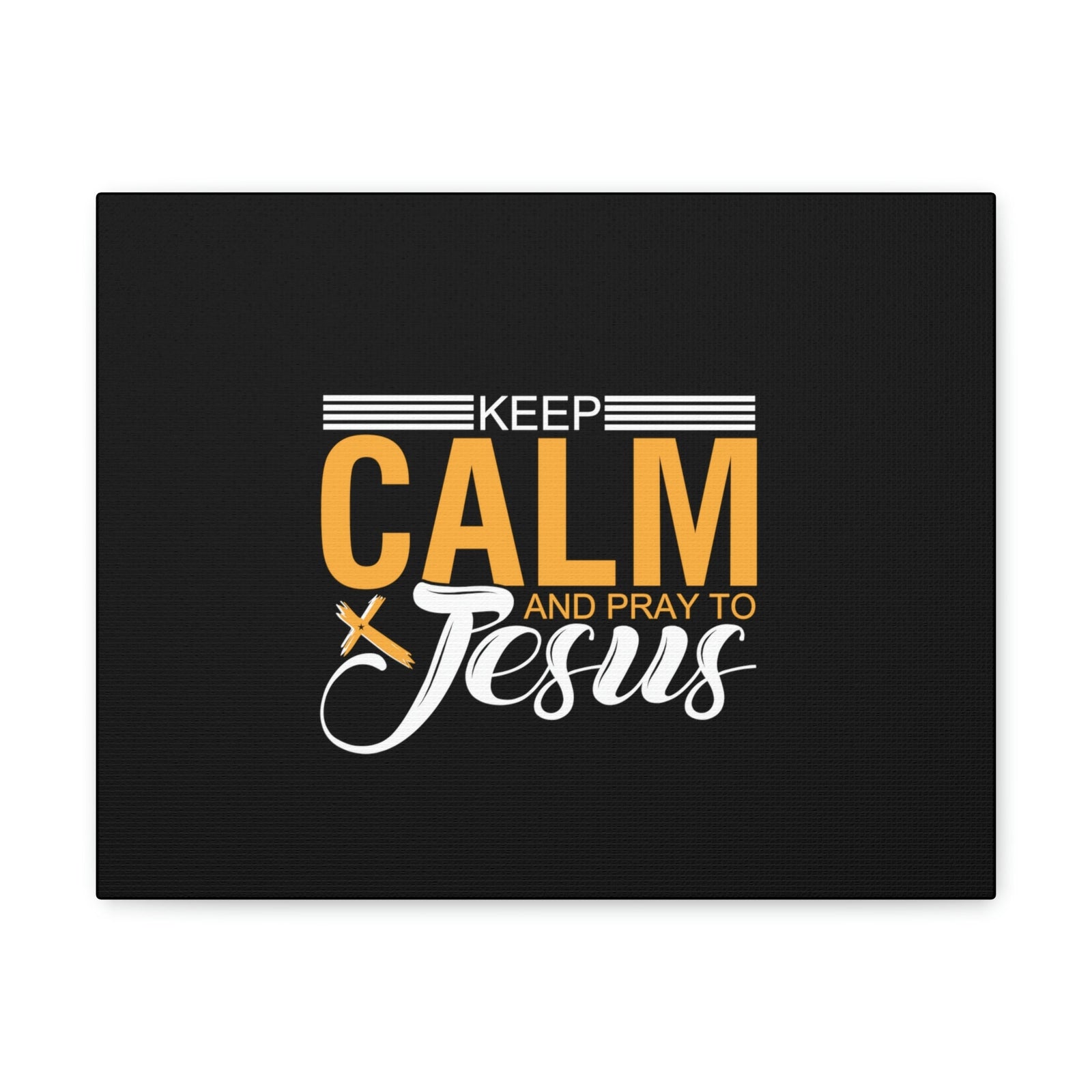 Scripture Walls Keep Calm And Pray To Jesus Philippians 4:6-7 Christian Wall Art Bible Verse Print Ready to Hang Unframed-Express Your Love Gifts