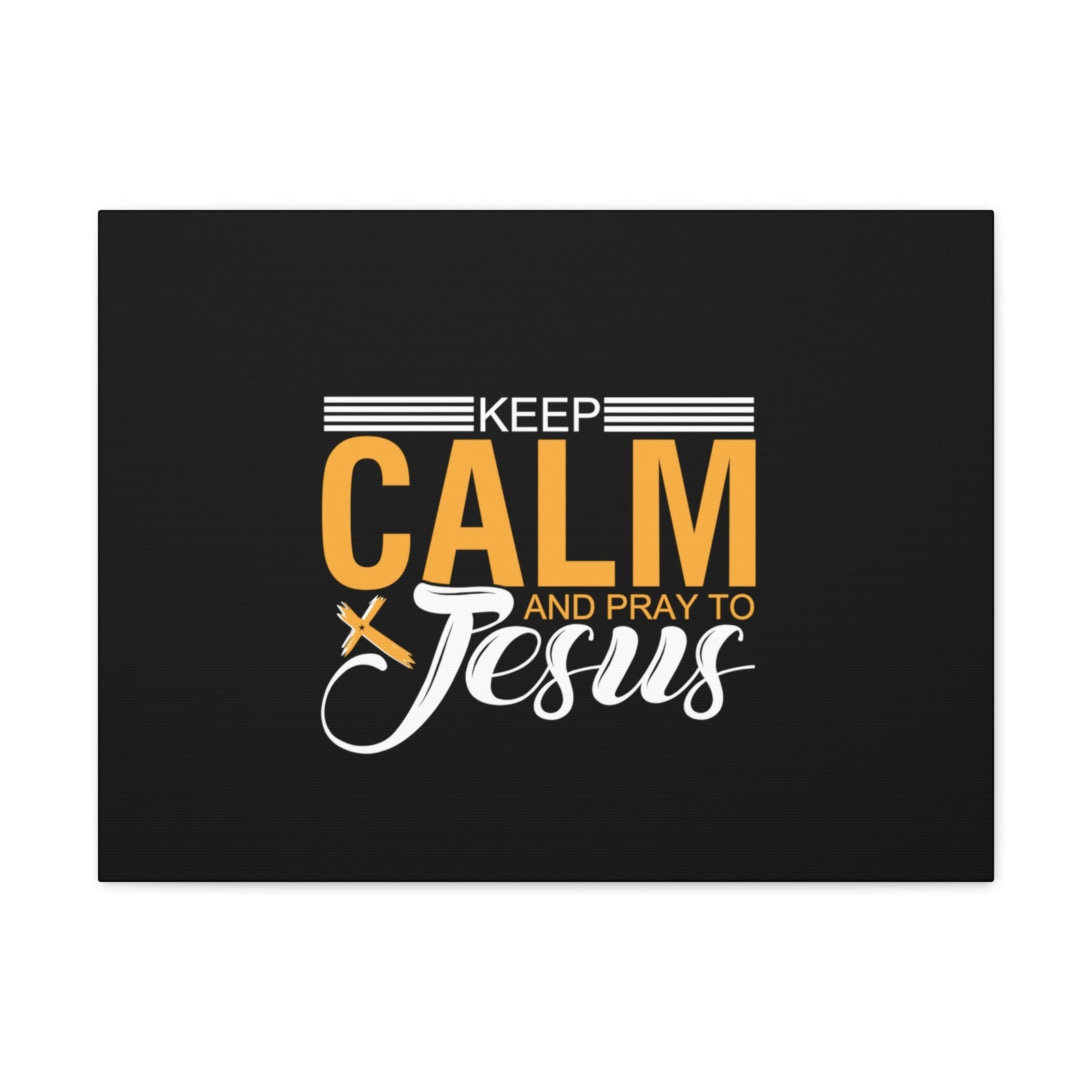 Scripture Walls Keep Calm And Pray To Jesus Philippians 4:6-7 Christian Wall Art Bible Verse Print Ready to Hang Unframed-Express Your Love Gifts