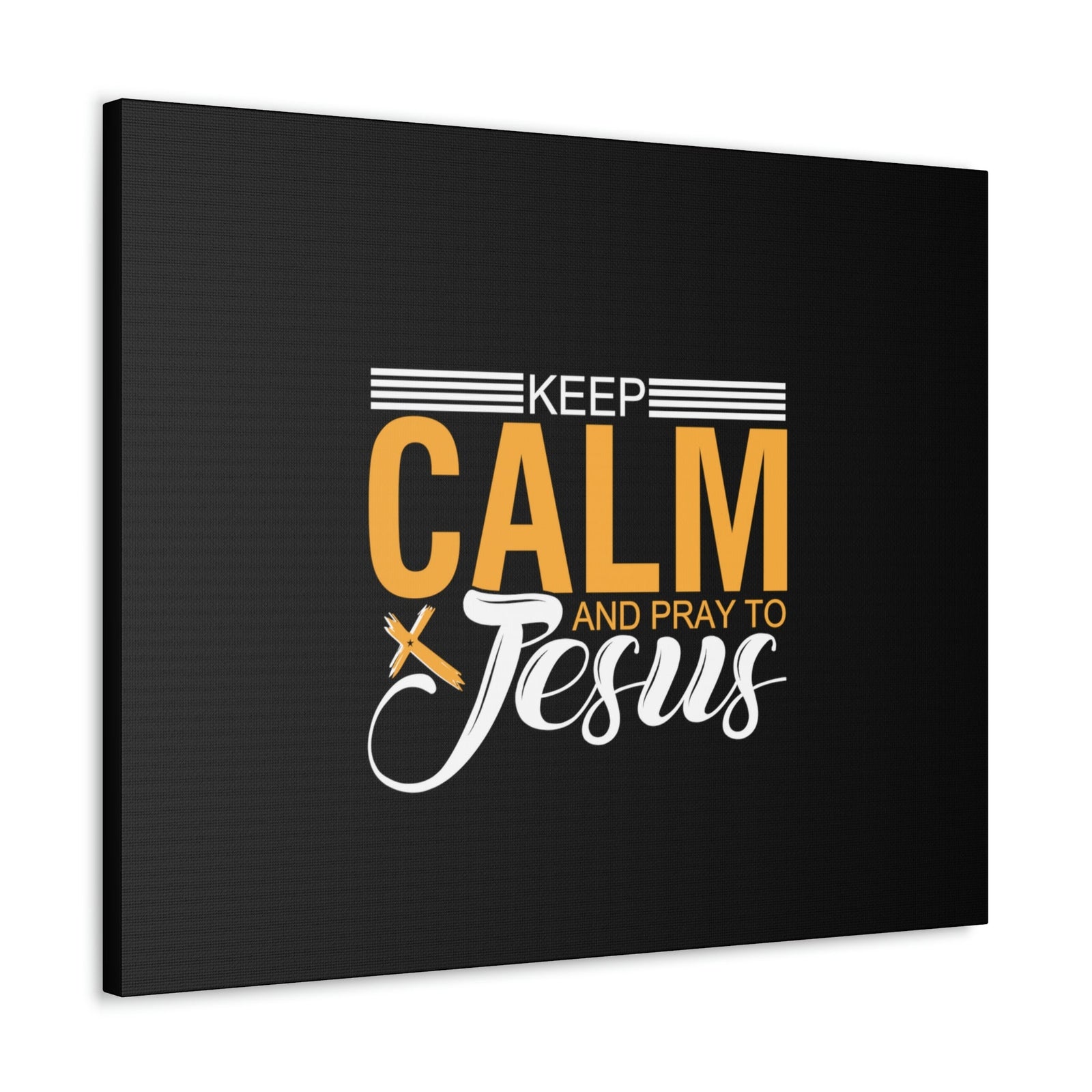 Scripture Walls Keep Calm And Pray To Jesus Philippians 4:6-7 Christian Wall Art Bible Verse Print Ready to Hang Unframed-Express Your Love Gifts