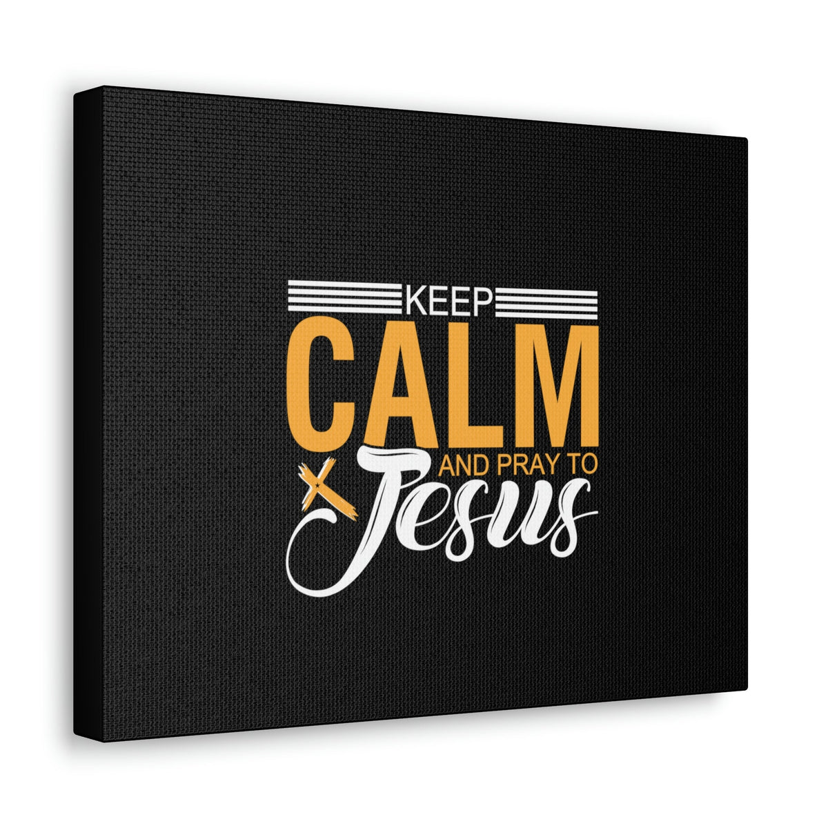Scripture Walls Keep Calm And Pray To Jesus Philippians 4:6-7 Christian Wall Art Bible Verse Print Ready to Hang Unframed-Express Your Love Gifts
