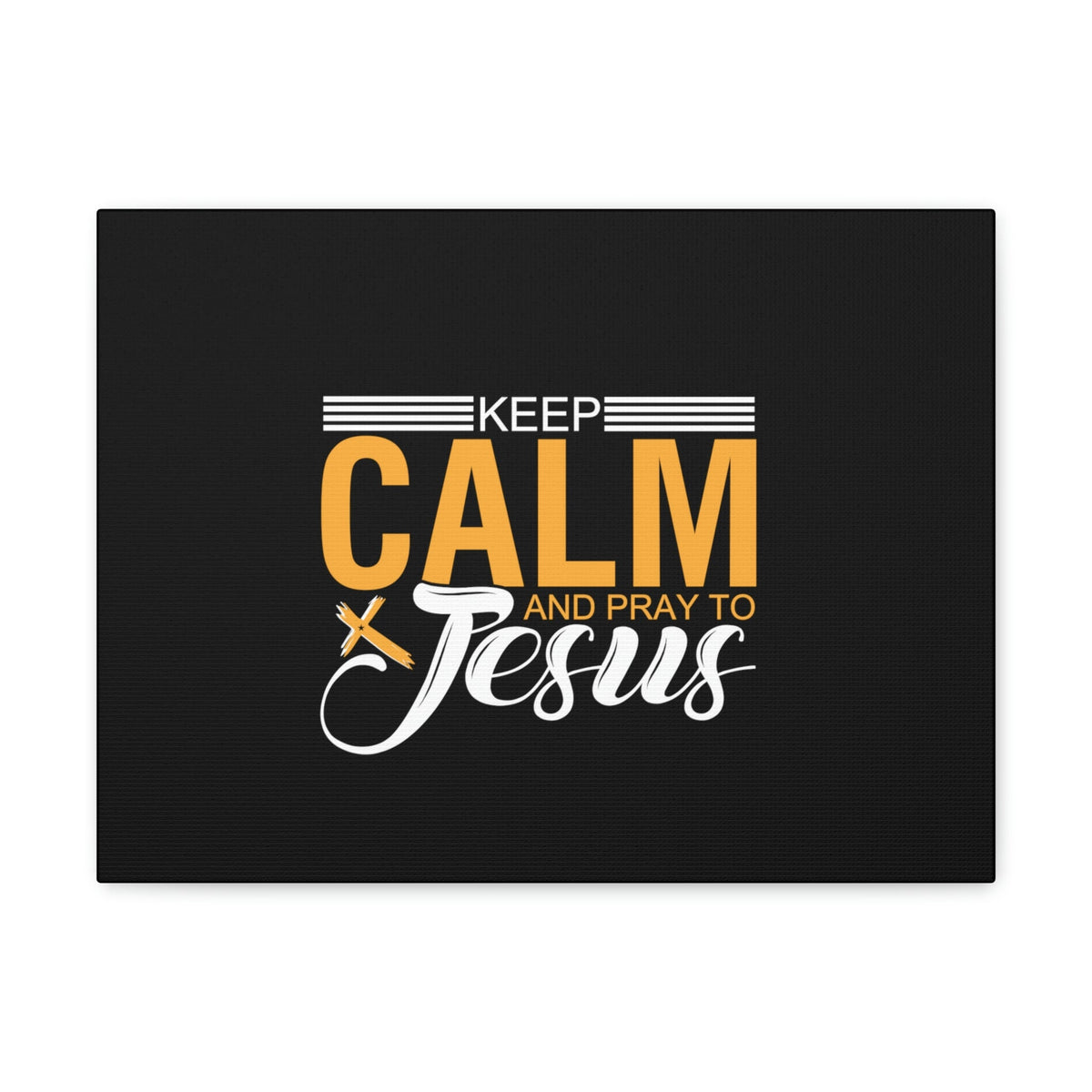 Scripture Walls Keep Calm And Pray To Jesus Philippians 4:6-7 Christian Wall Art Bible Verse Print Ready to Hang Unframed-Express Your Love Gifts