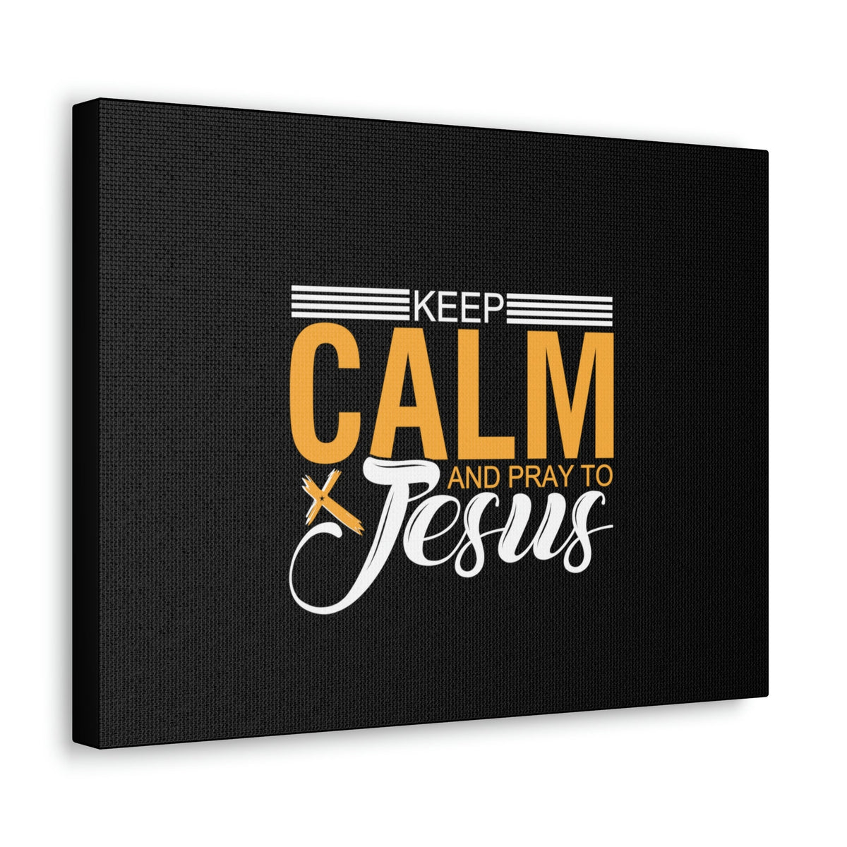 Scripture Walls Keep Calm And Pray To Jesus Philippians 4:6-7 Christian Wall Art Bible Verse Print Ready to Hang Unframed-Express Your Love Gifts