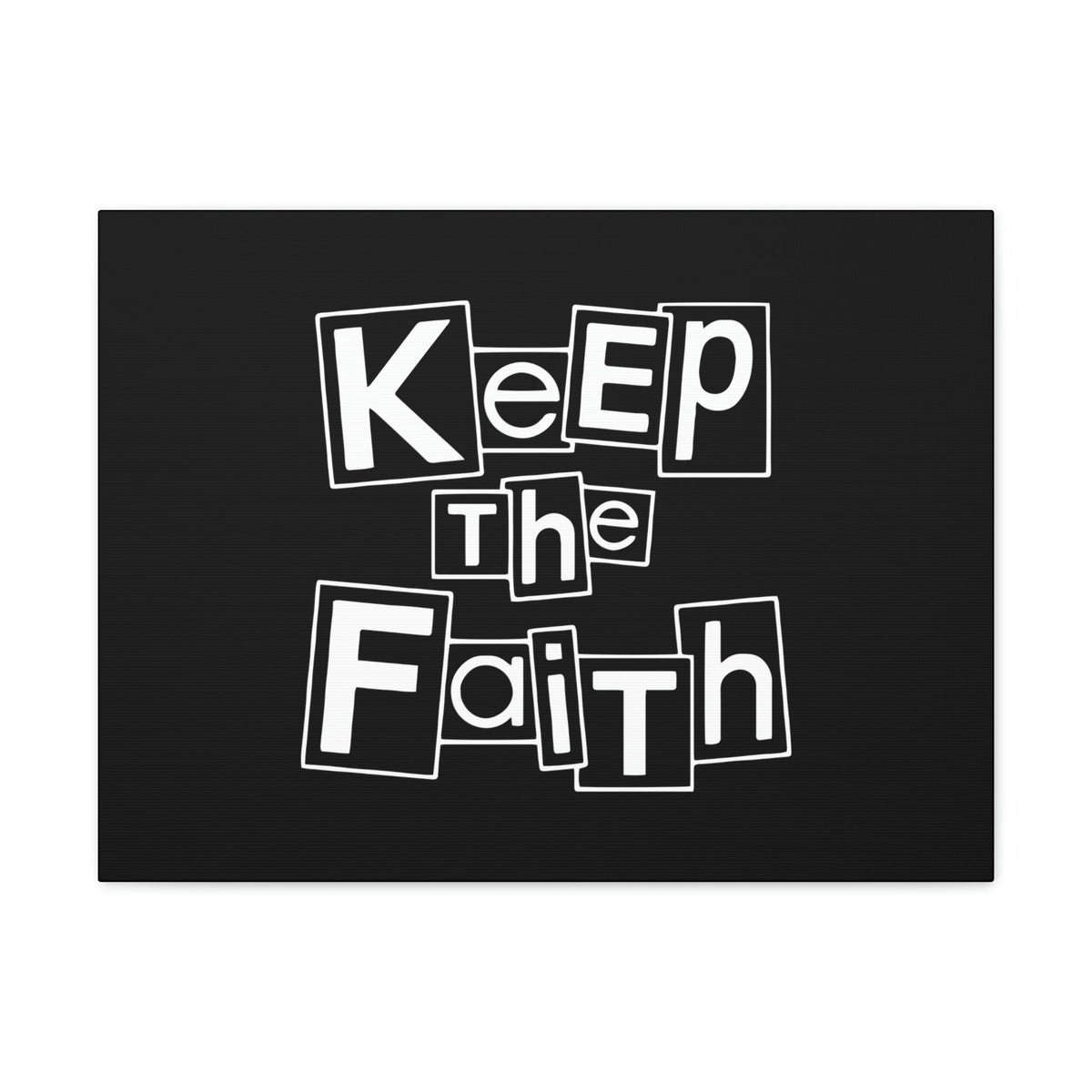 Scripture Walls Keep The Faith Hebrews 11:6 Squares Christian Wall Art Bible Verse Print Ready to Hang Unframed-Express Your Love Gifts