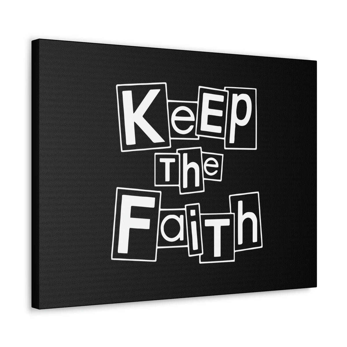 Scripture Walls Keep The Faith Hebrews 11:6 Squares Christian Wall Art Bible Verse Print Ready to Hang Unframed-Express Your Love Gifts